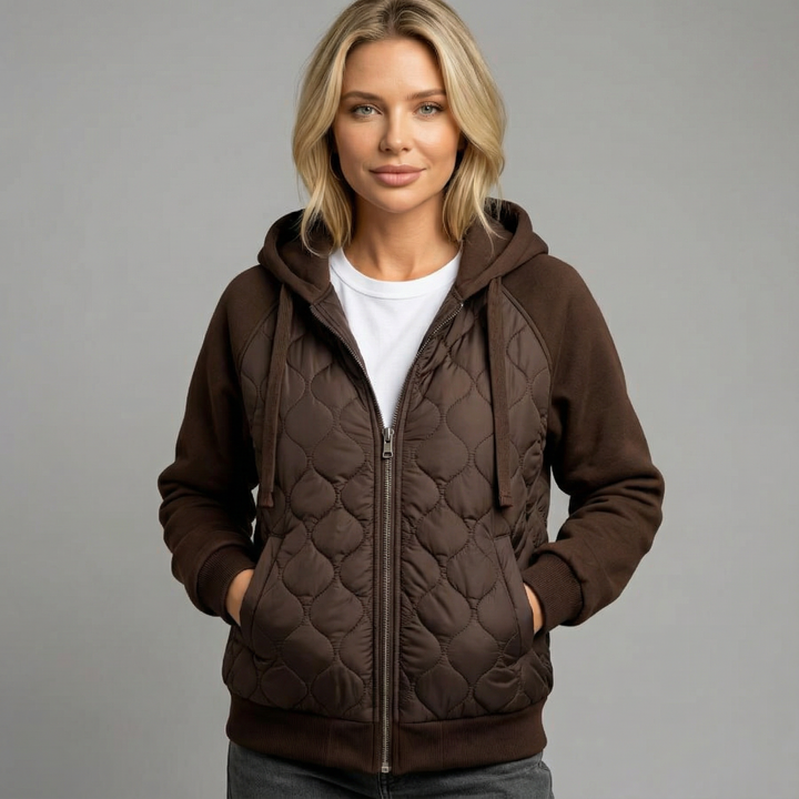 NATALIE | Quilted Hoodie Jacket