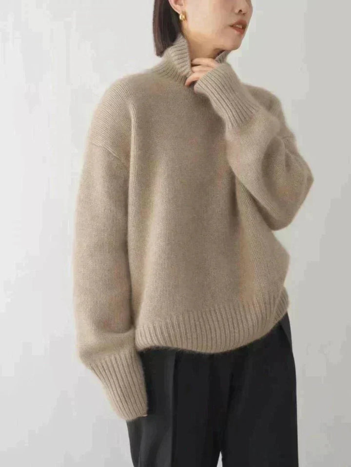 ISABELLA - ELEGANT HIGH COLLAR SWEATER