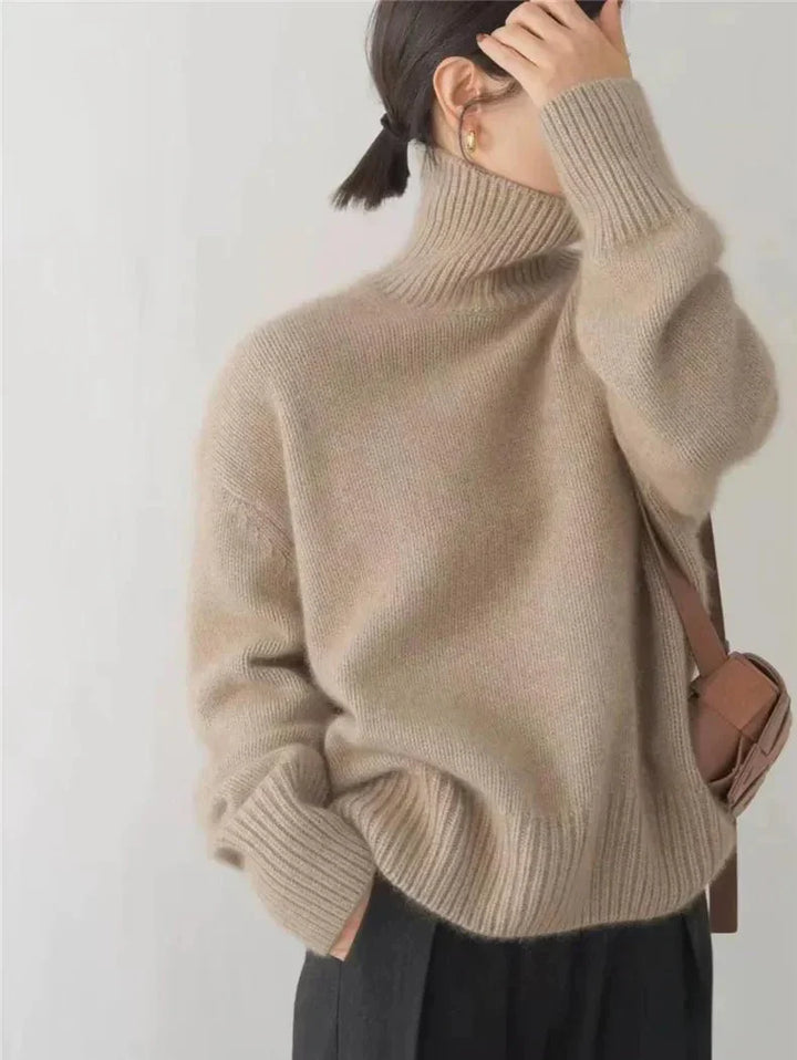 ISABELLA - ELEGANT HIGH COLLAR SWEATER