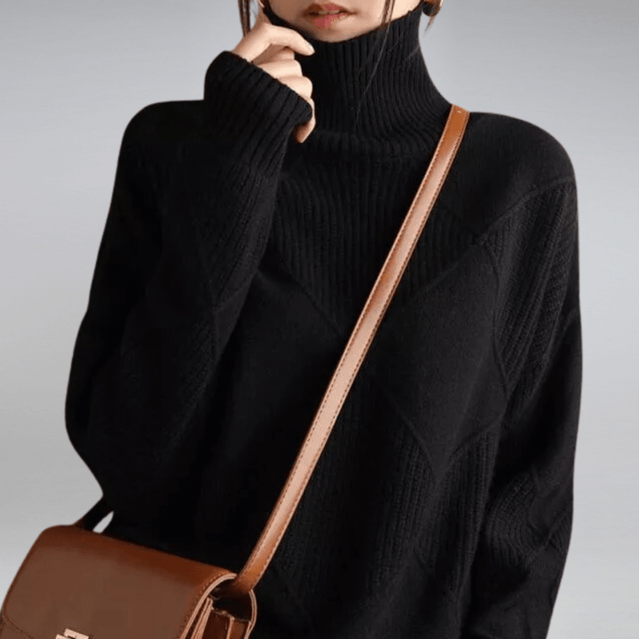 ISABELLE – ELEGANT TURTLENECK SWEATER FOR DAILY STYLE
