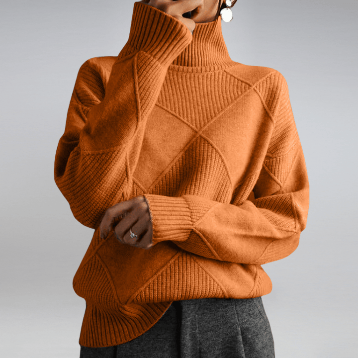 ISABELLE – ELEGANT TURTLENECK SWEATER FOR DAILY STYLE